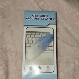 USB Mini Vacuum Cleaner - Blue